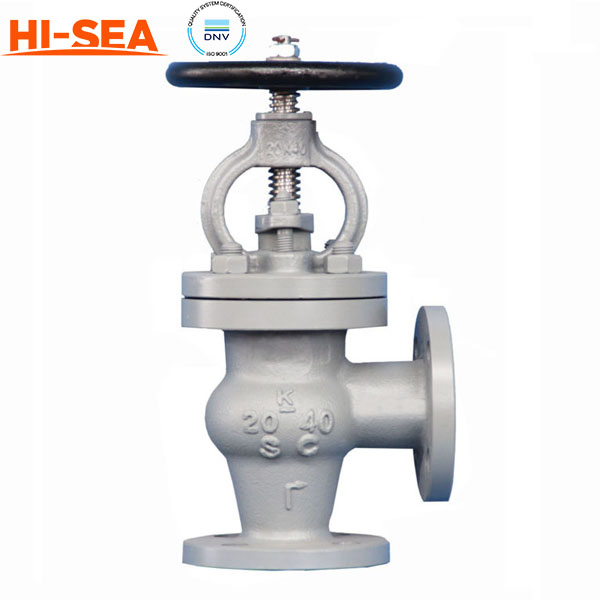 JIS F7320 Marine Cast Steel Angle Globe Valve